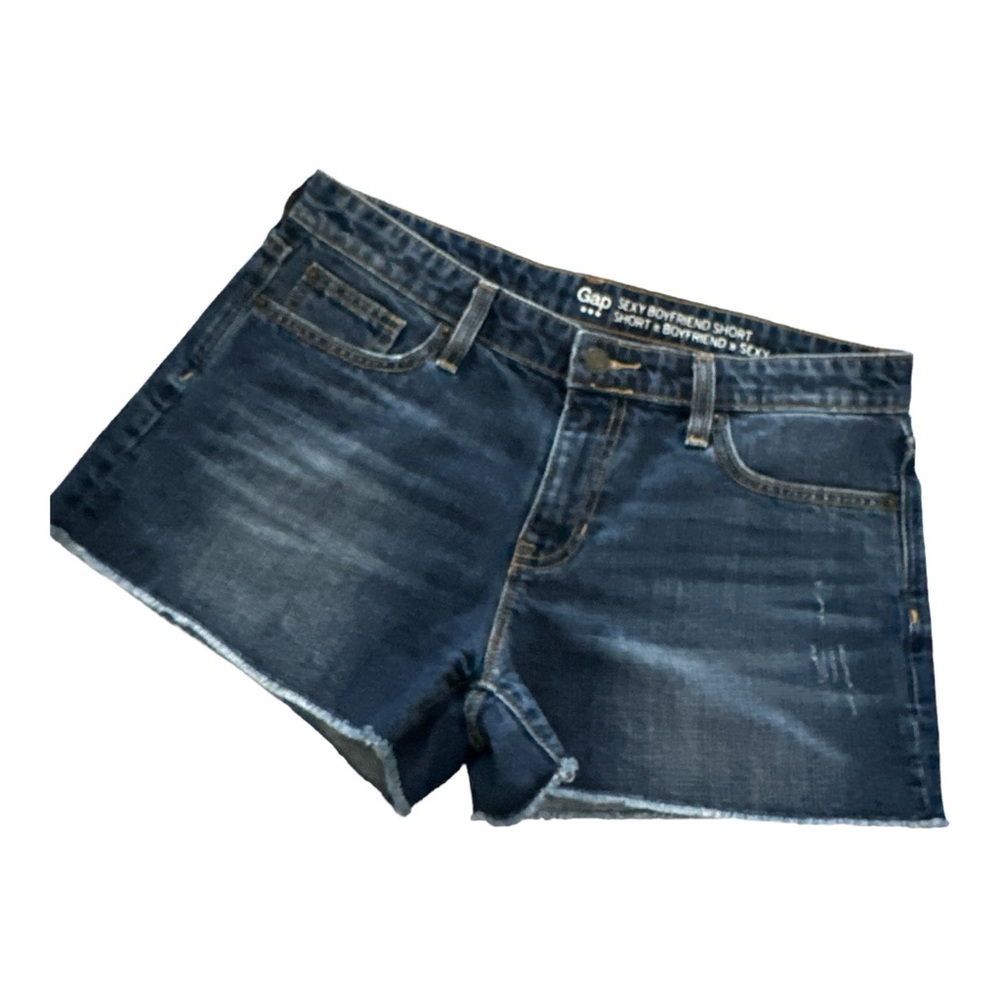 GAP Blue Jean Shorts Classic Cut-Off Style